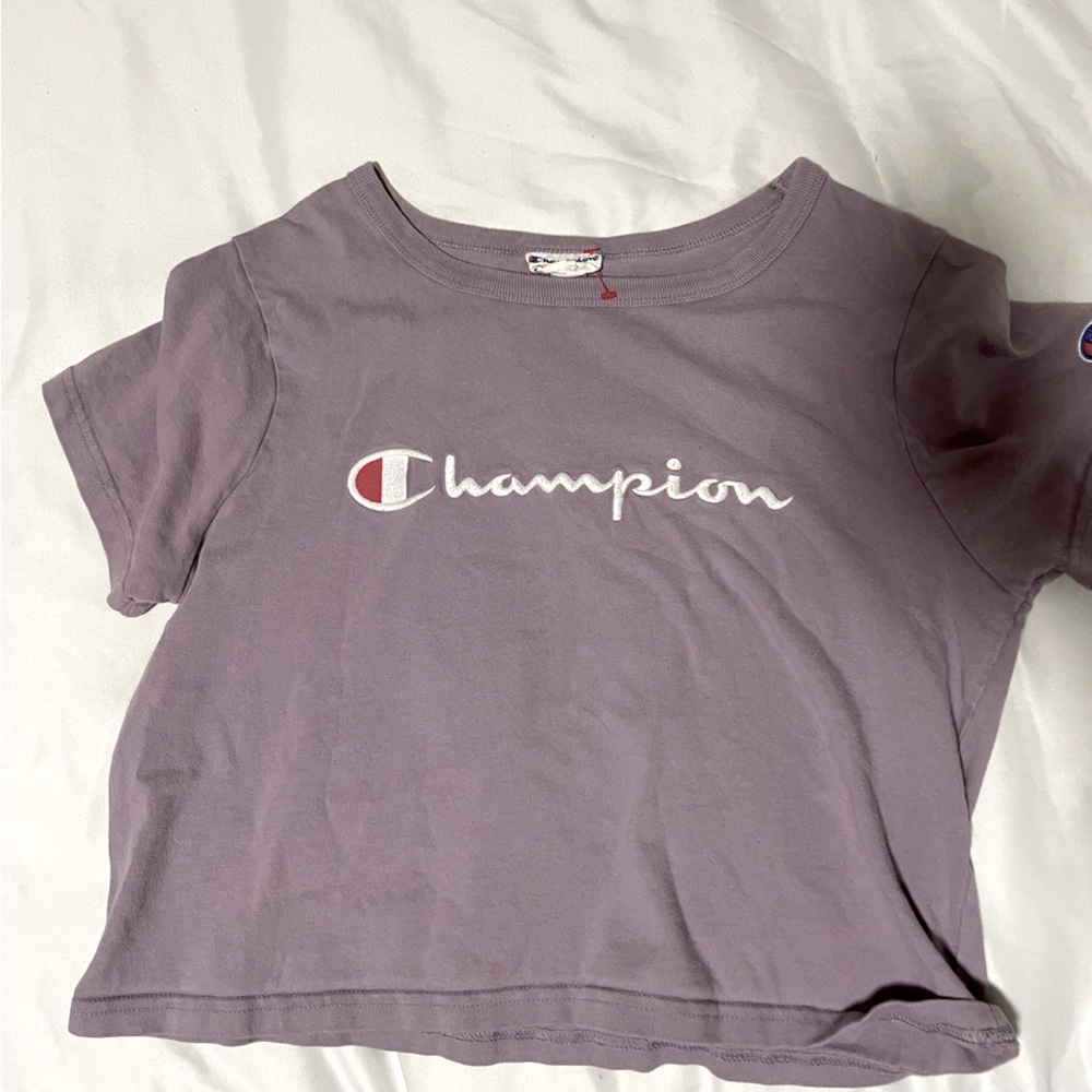 Champion cropped shirt